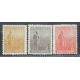 ARGENTINA 1915 GJ 392/4 SERIE COMPLETA DE ESTAMPILLAS MINT